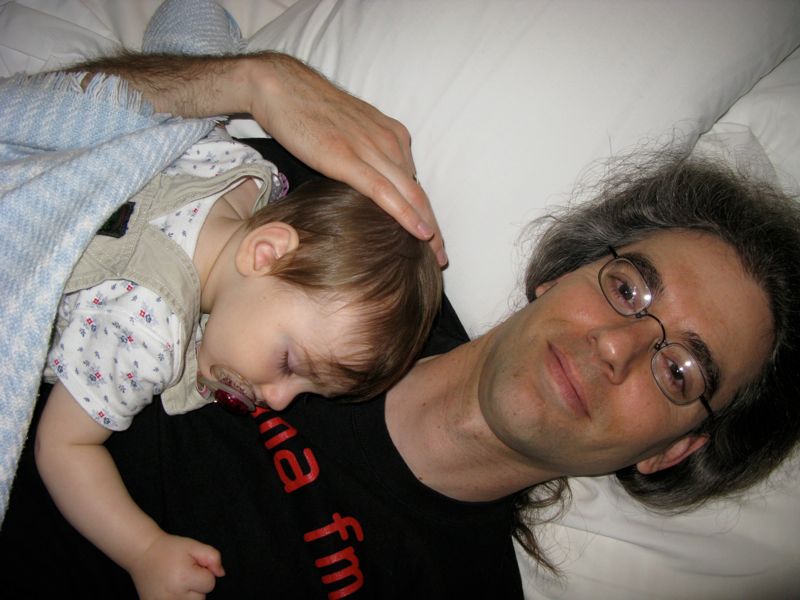 Asleep with Daddy