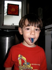 Proud of the blue tongue