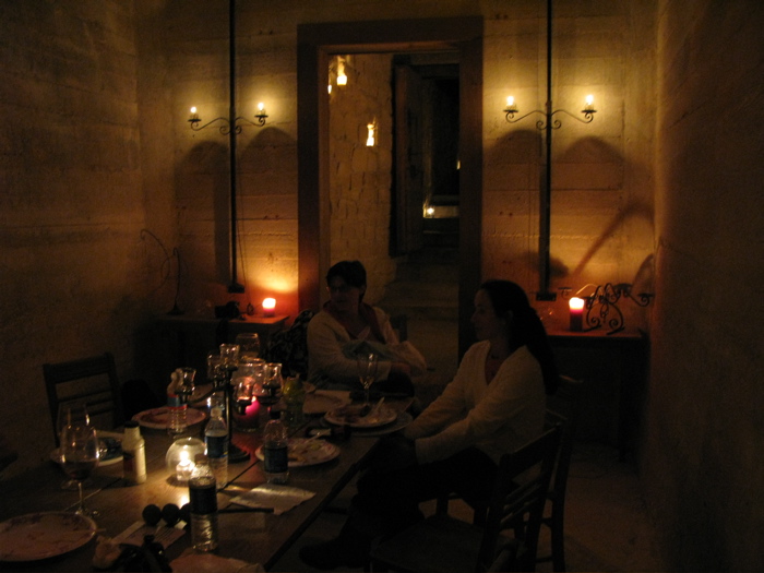 Evening at the Wine Cellar